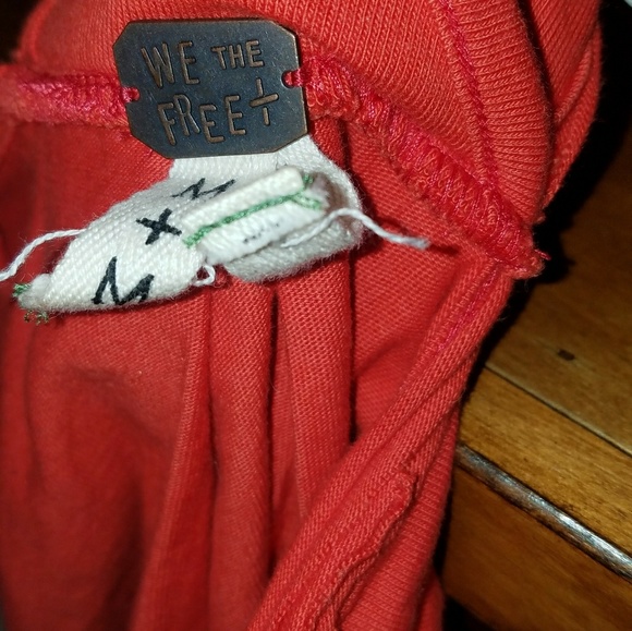 Free People Tank Orange/Red - Picture 6 of 6